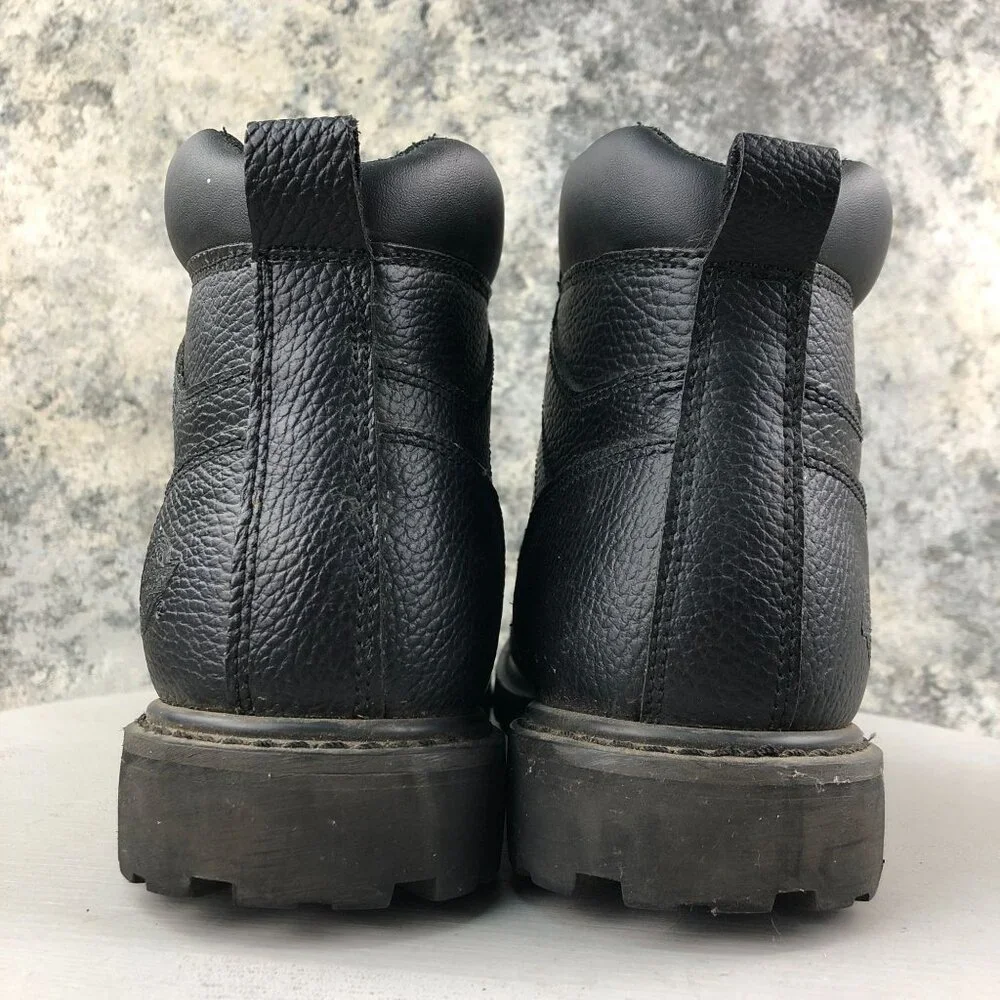 Dickies Men's Size 10.5 Prowler Black Leather Steel Toe Slip Resistant Work Boot